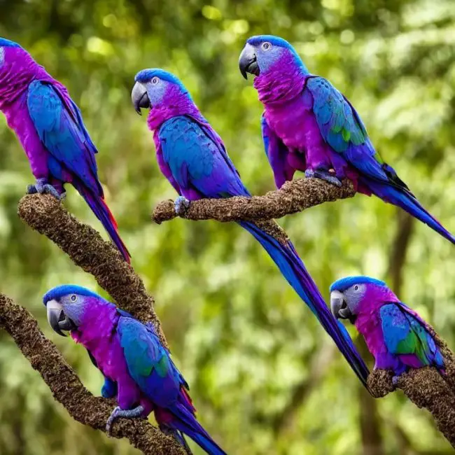 Top 5 Most Beautiful Purple Parrots in the World